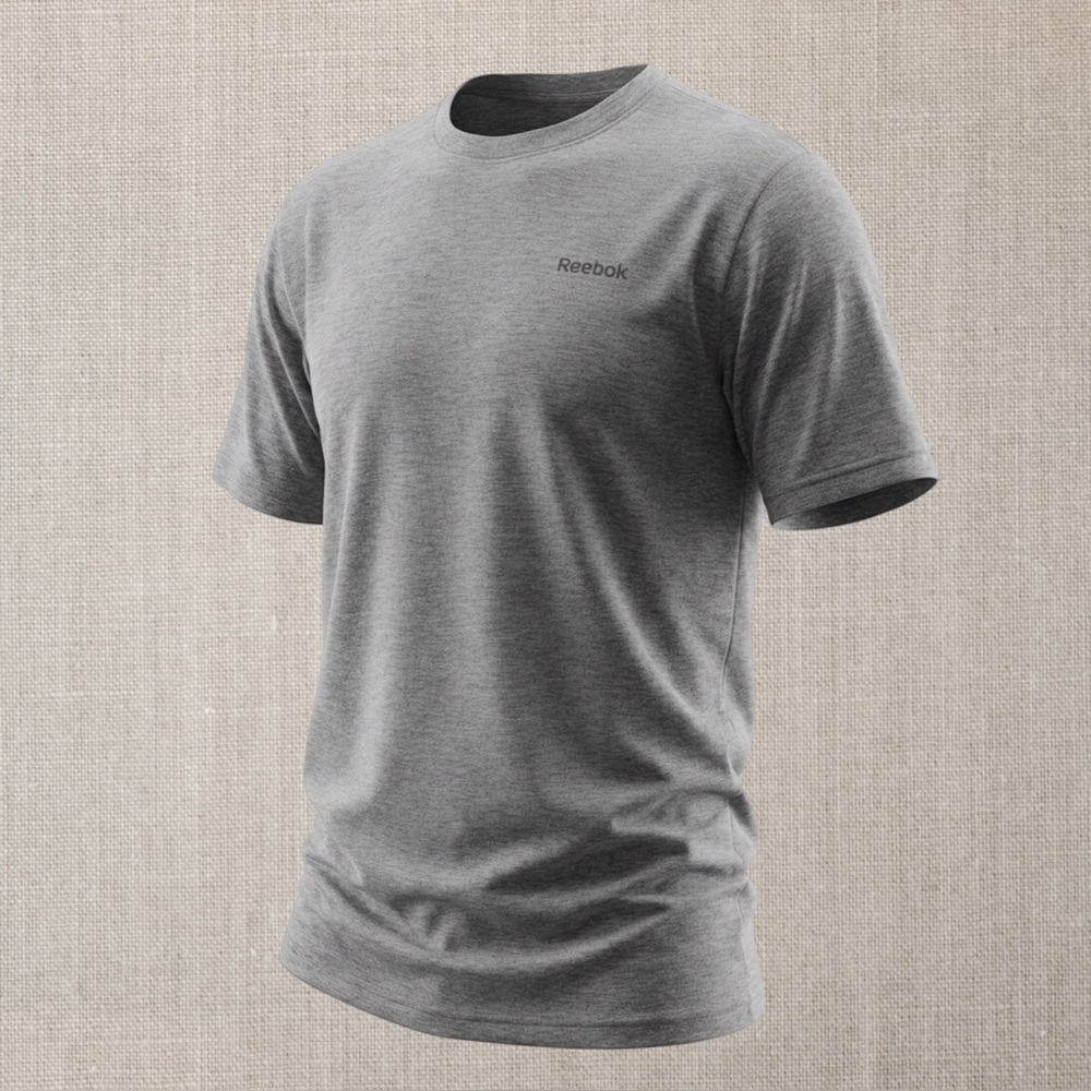 nwt Mens Reebok Performance Grey T-shirt